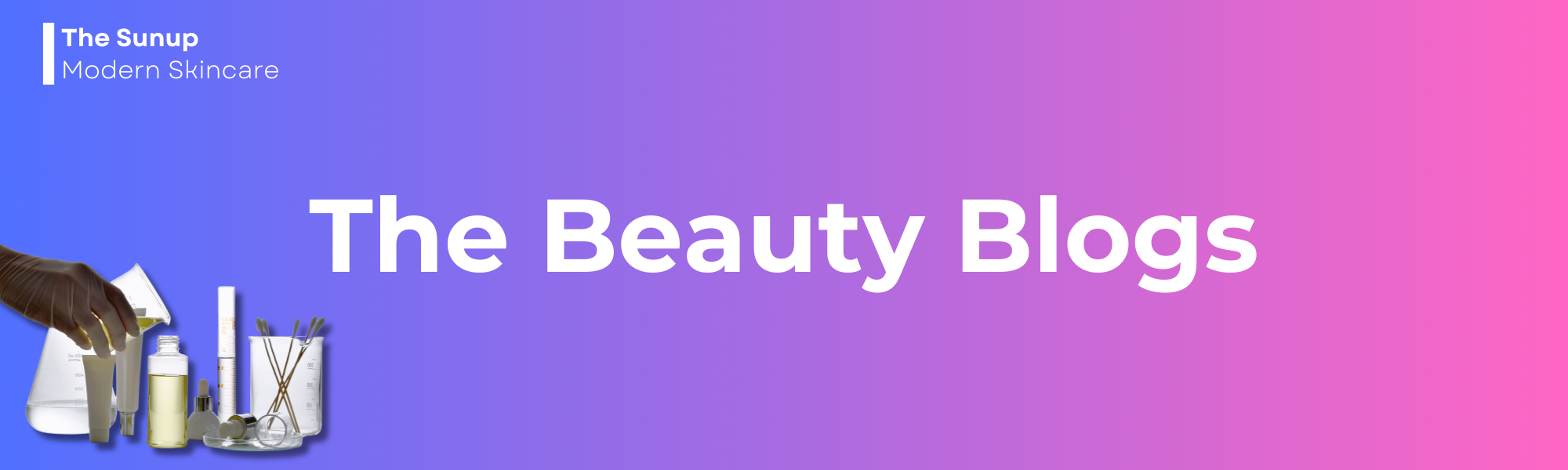 Blue Gradient Header Banner